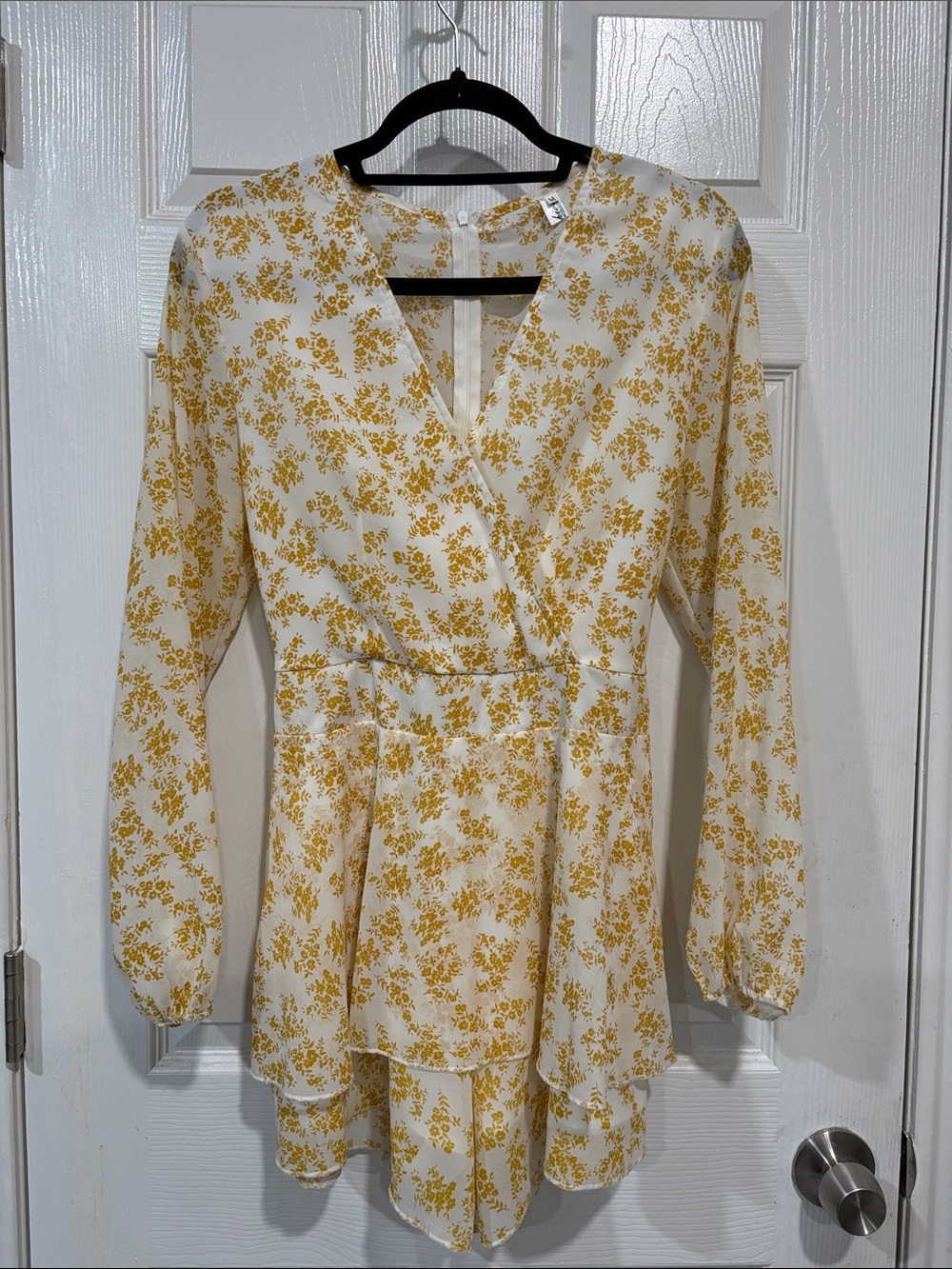 Yellow Floral Romper